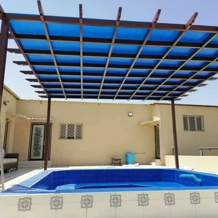 مظلات مسابح الدمام | تركيب مظلات مسابح خارجية في الدمام